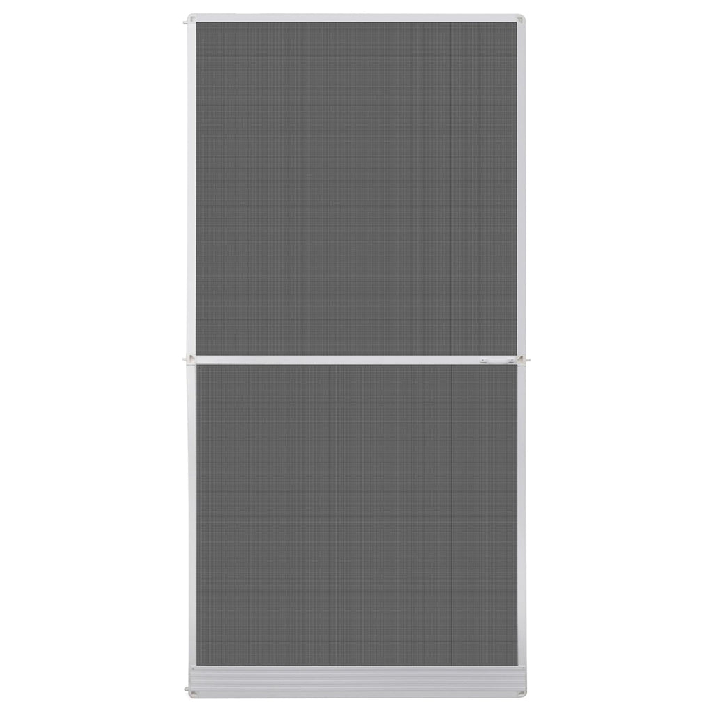 Schwenk-Insektenscreen Weiß und Schwarz 120 x 240 cm
