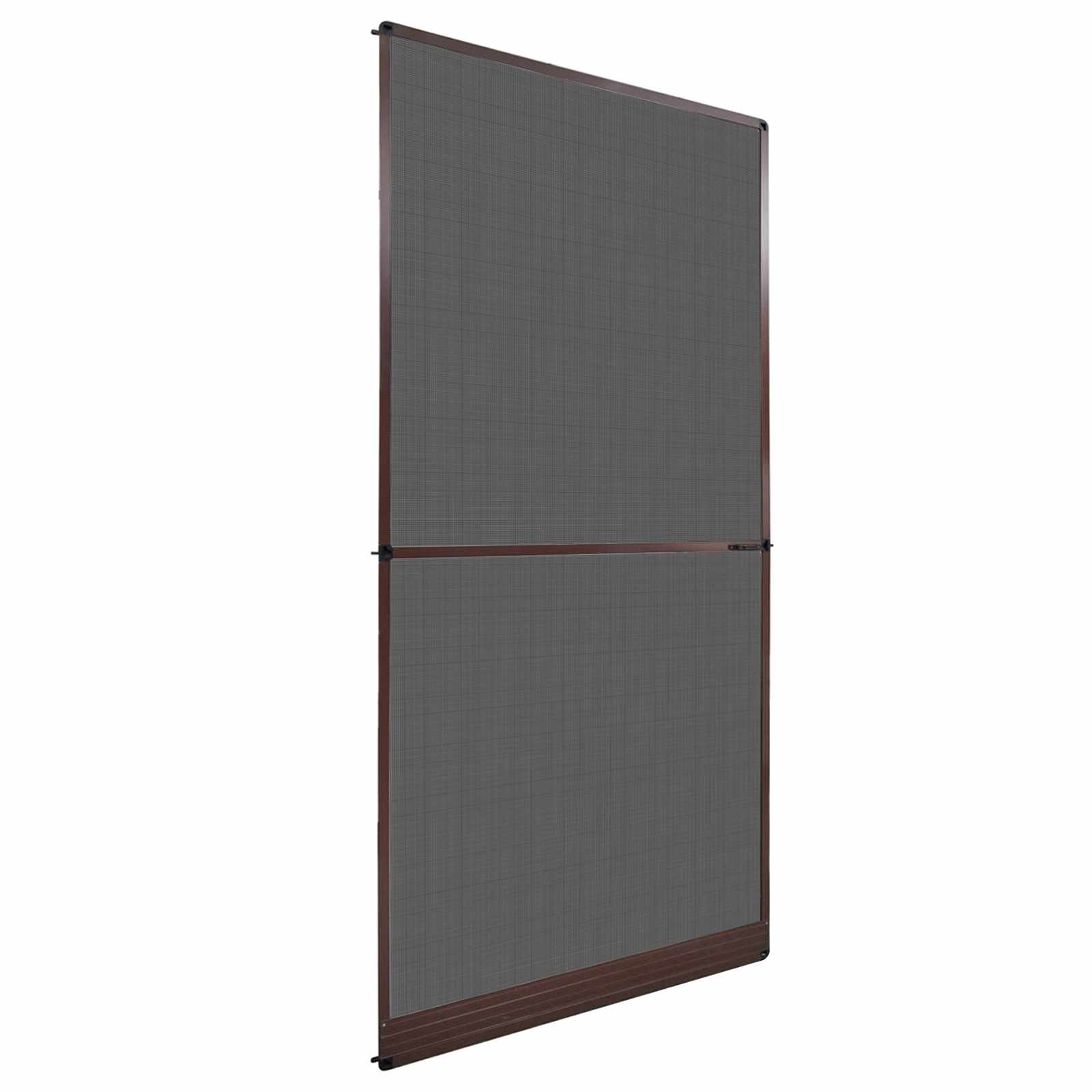 Schwenk-Insektenscreen Braun und Schwarz 120 x 240 cm