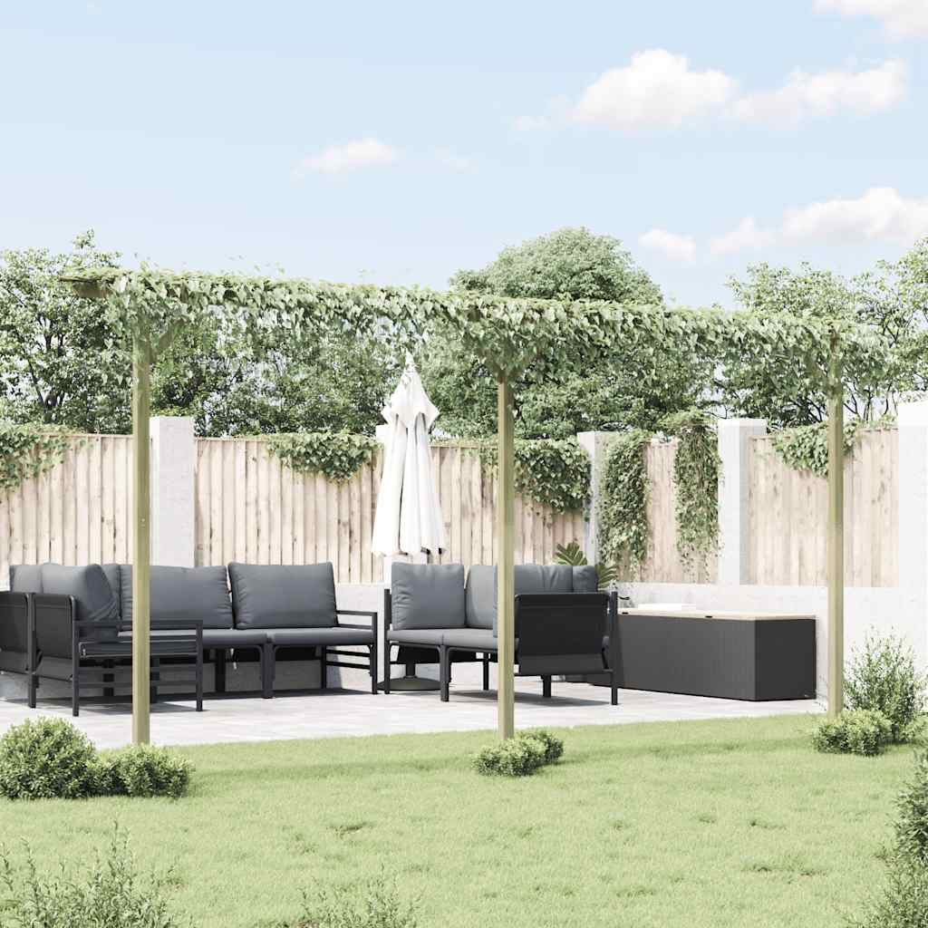 Gartenpergola 410x40x203 cm Holz