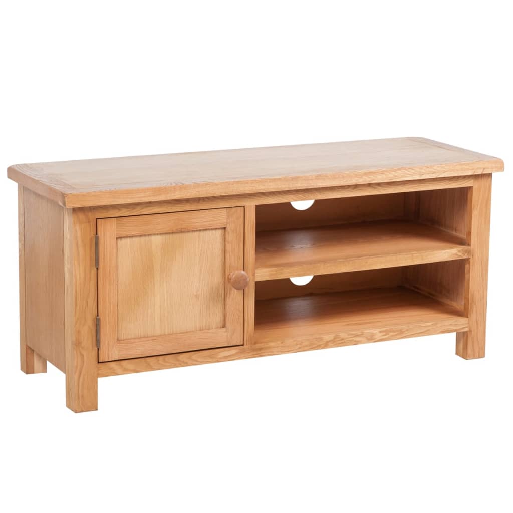 TV-Schrank 103x36x46 cm Massivholz Eiche