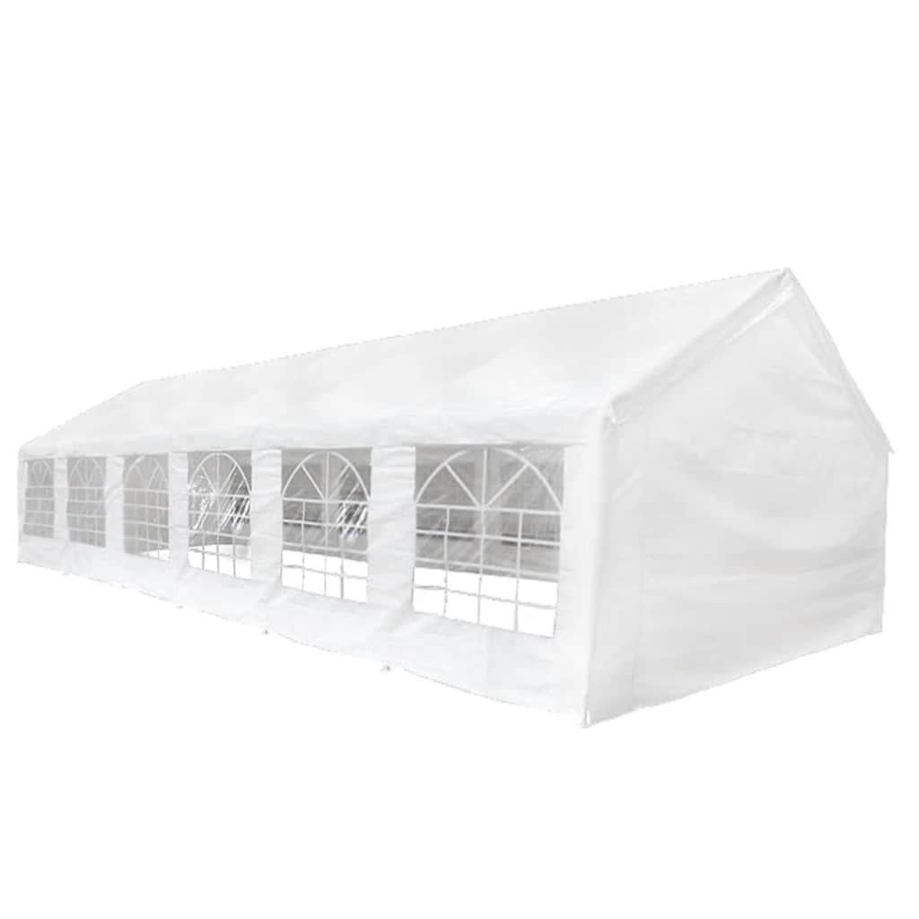 Zeltstoff ohne Gestell Weiß 12 x 6 m PE