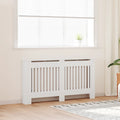 Holzwerkstoff Heizkörper-Abdeckung Heizkörperverkleidung 152 cm, weiß