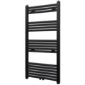 Handtuchheizkörper Warmwasser Gerade Schwarz 600x1160 mm