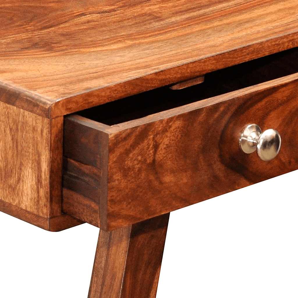 Konsolentisch mit 3 Schubladen 76 cm Massivholz Akazie