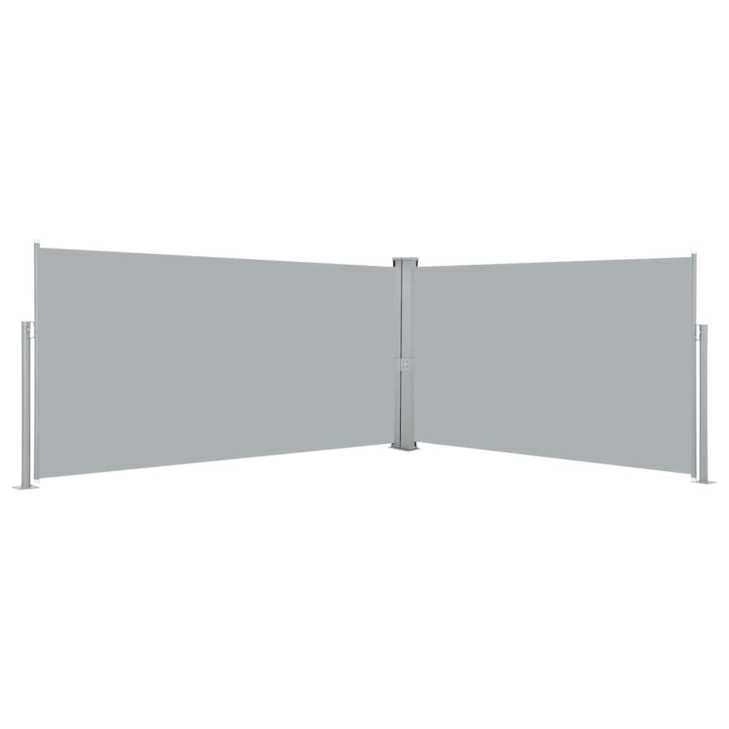 Ausziehbare Seitenmarkise 160x600 cm Grau