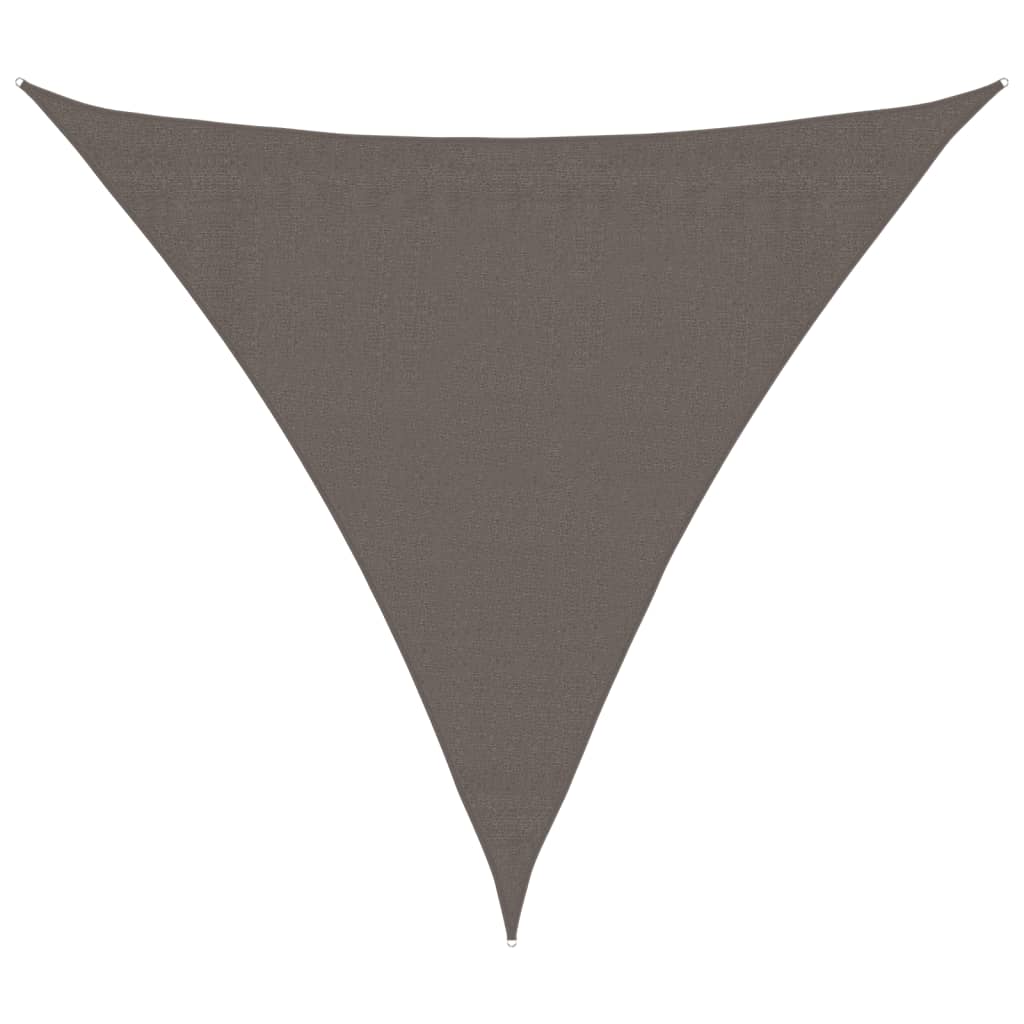 Sonnensegel HDPE Dreieckig 3,6x3,6x3,6 m Anthrazit