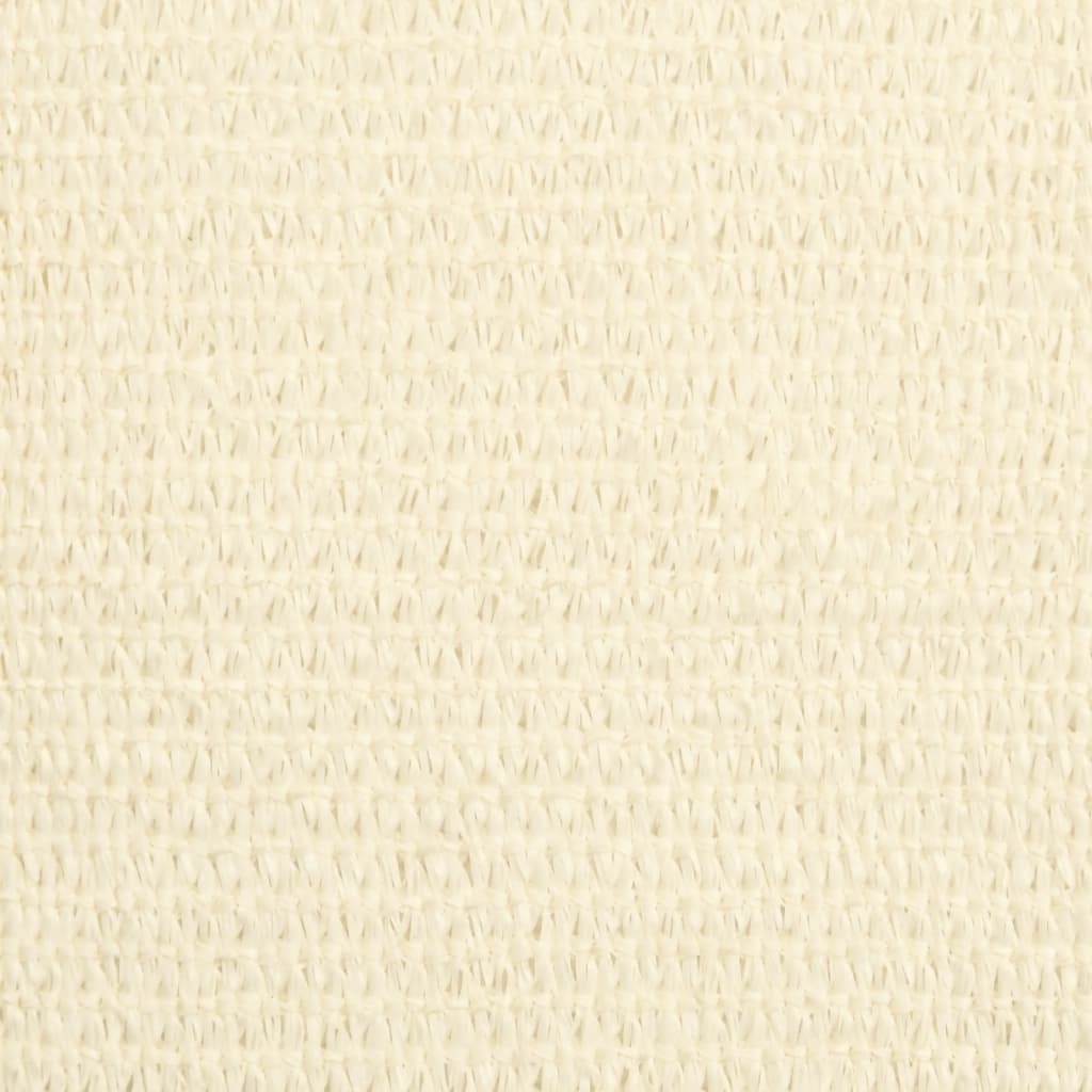 Sonnensegel HDPE Dreieckig 3,6x3,6x3,6 m Creme