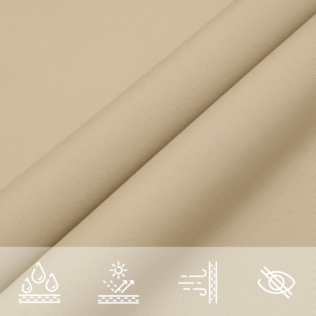 Sonnensegel Oxford-Gewebe Dreieckig 5x5x5 m Beige