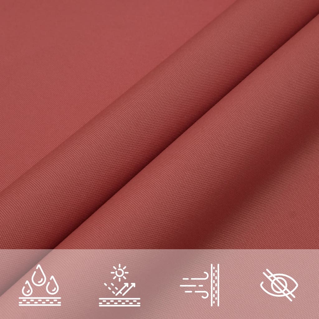 Sonnensegel Oxford-Gewebe Quadratisch 3,6x3,6 m Terracotta