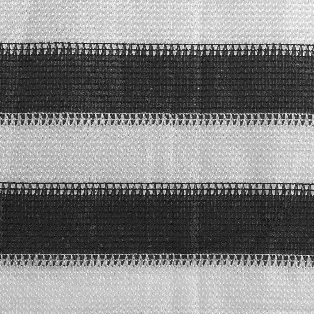 Balkonsichtschutz HDPE 90x600 cm anthrazit und weiß