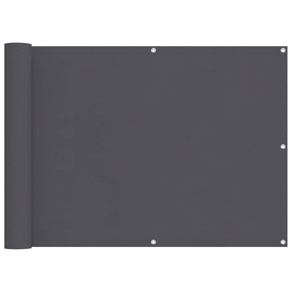 Balkonsichtschutz Oxfordgewebe 90x400 cm Anthrazit