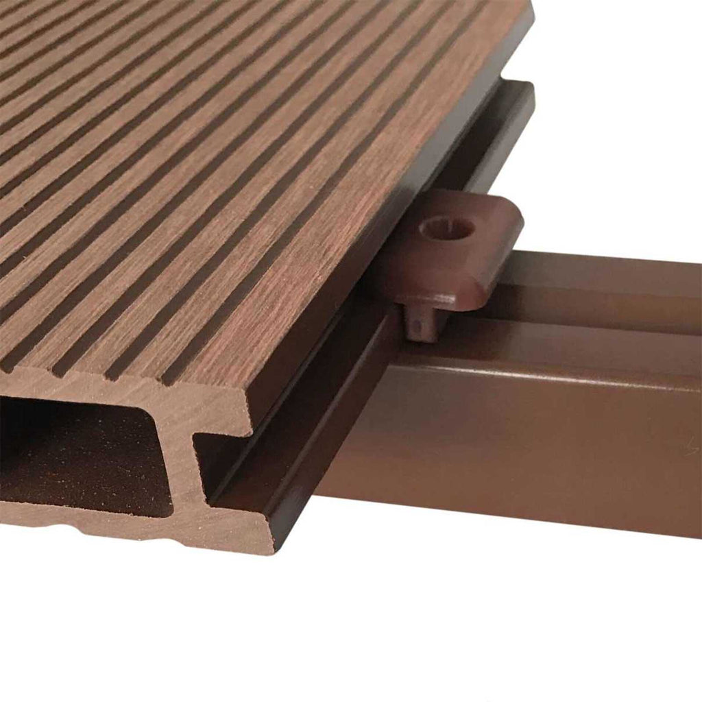 Terrassendiele 6 pcs Braun WPC