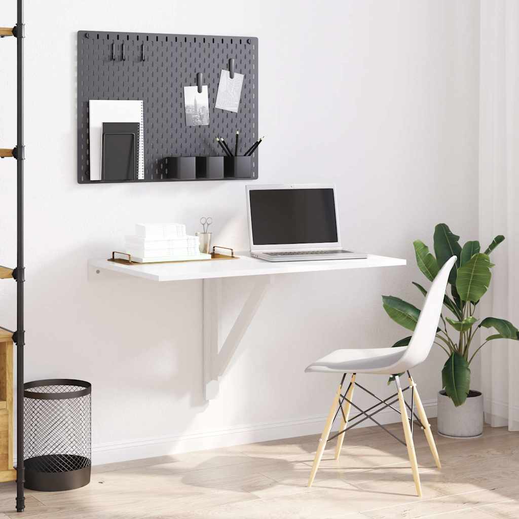 Wandklapptisch Weiß 100x60 cm