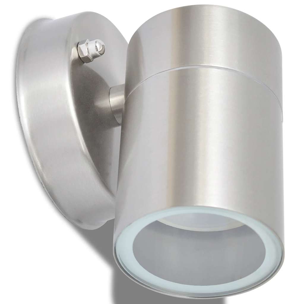 Outdoor LED-Wandleuchten 2 Stk. Edelstahl Abwärtsstrahlend