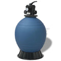 Pool Sandfilter Blau Ø 55,9 x 96,5 cm PE
