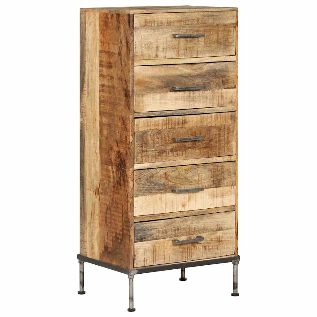 Kommode 45x35x106 cm Massivholz Mango