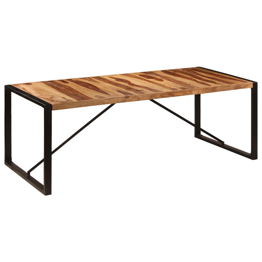 Esstisch 220x100x75 cm Massivholz Akazie