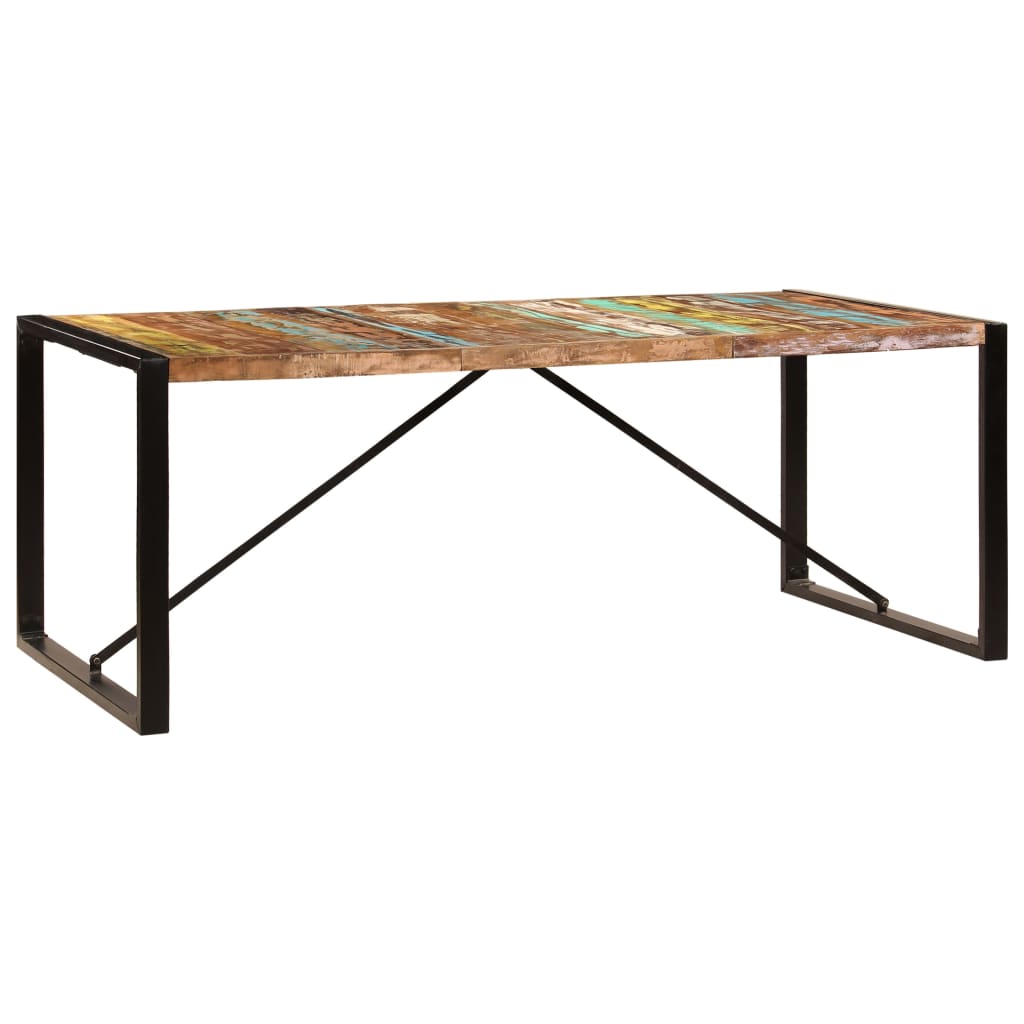 Esstisch 200x100x75 cm Altholz Massiv