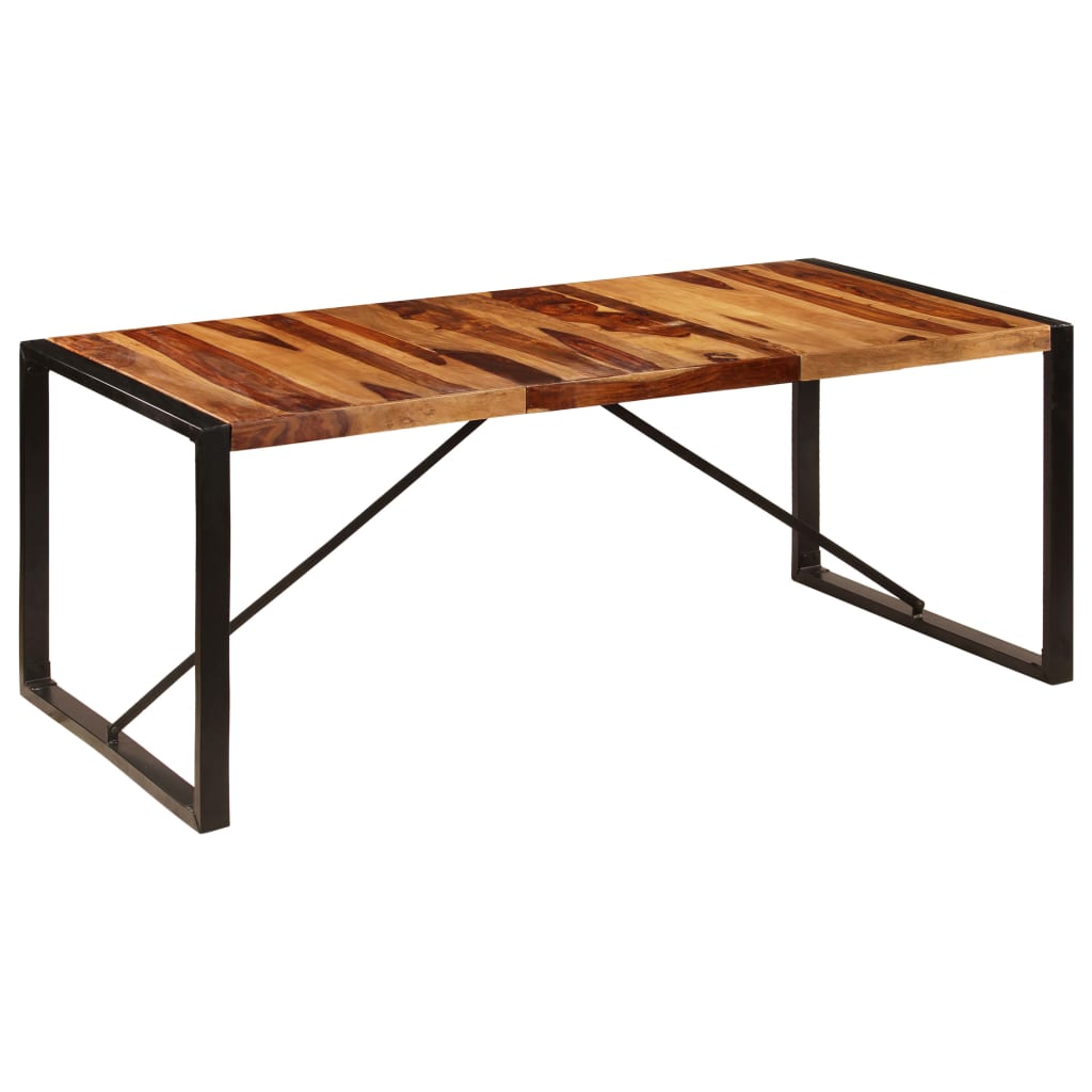 Esstisch 200 x 100 x 75 cm Massivholz Akazie