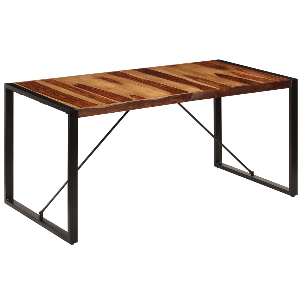 Esstisch 160x80x75 cm Massivholz Akazie