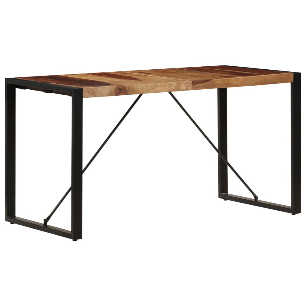 Esstisch 140 x 70 x 75 cm Massivholz Akazie