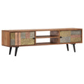 TV-Schrank 140×30×40 cm Massivholz Akazie