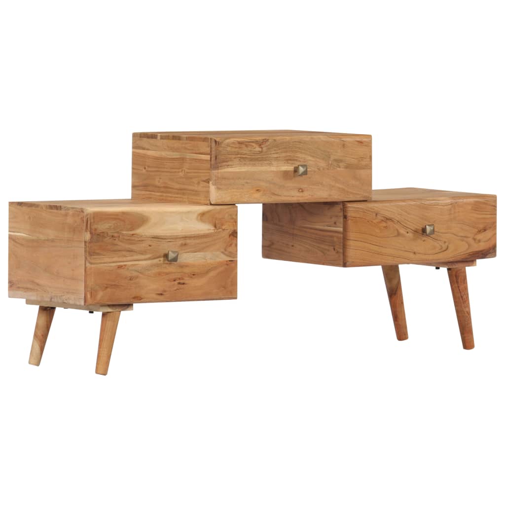 TV-Schrank 108x30x49 cm Massivholz Akazie