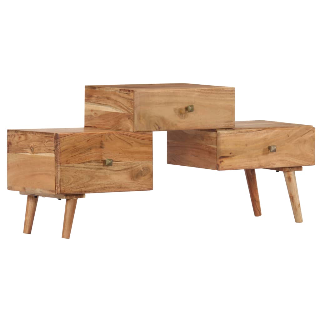 TV-Schrank 108x30x49 cm Massivholz Akazie