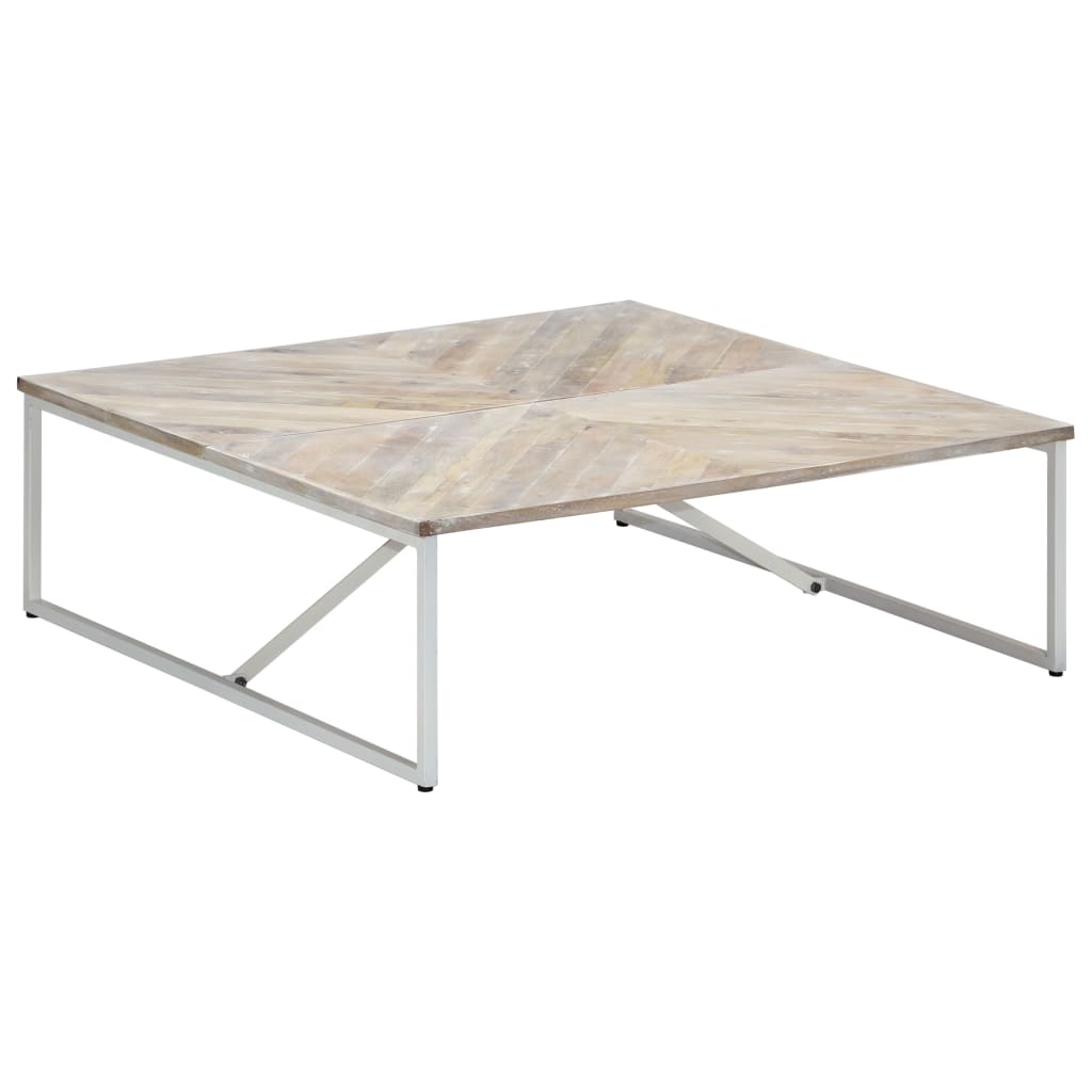 Couchtisch 110x110x36 cm Massivholz Mango