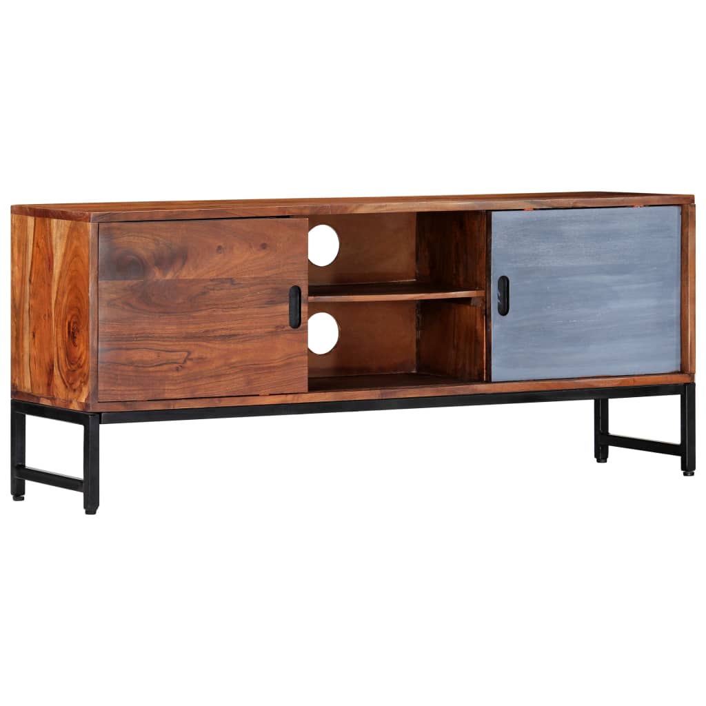 TV-Schrank 120x30x49 cm Massivholz Akazie