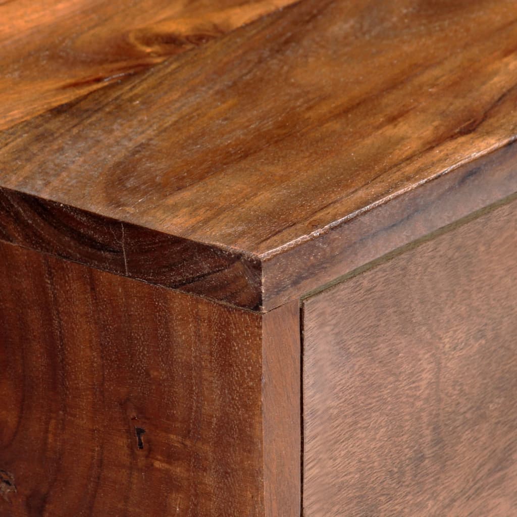 TV-Schrank 120x30x49 cm Massivholz Akazie