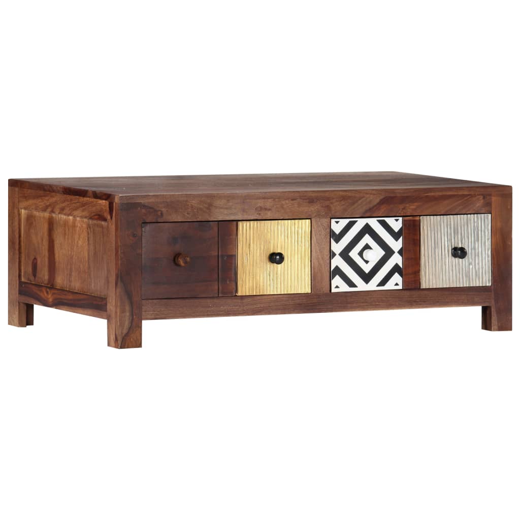 Couchtisch 90x50x30 cm Massivholz Akazie