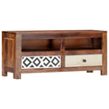 TV-Schrank 90x30x40 cm Massivholz Akazie