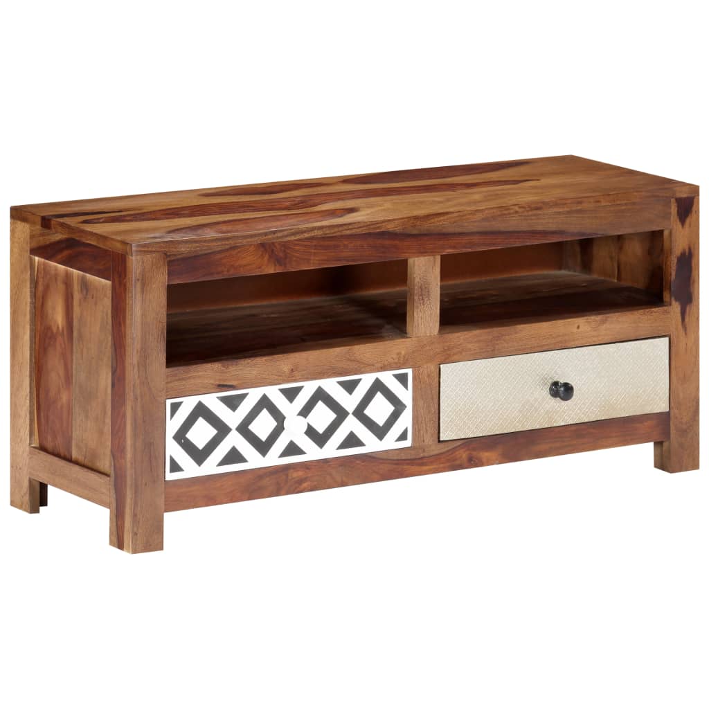 TV-Schrank 90x30x40 cm Massivholz Akazie
