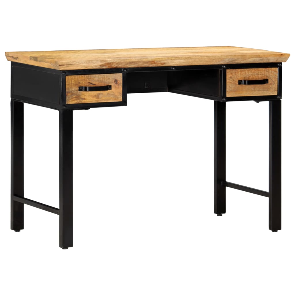 Schreibtisch 110 x 50 x 76 cm Mangoholz Massiv