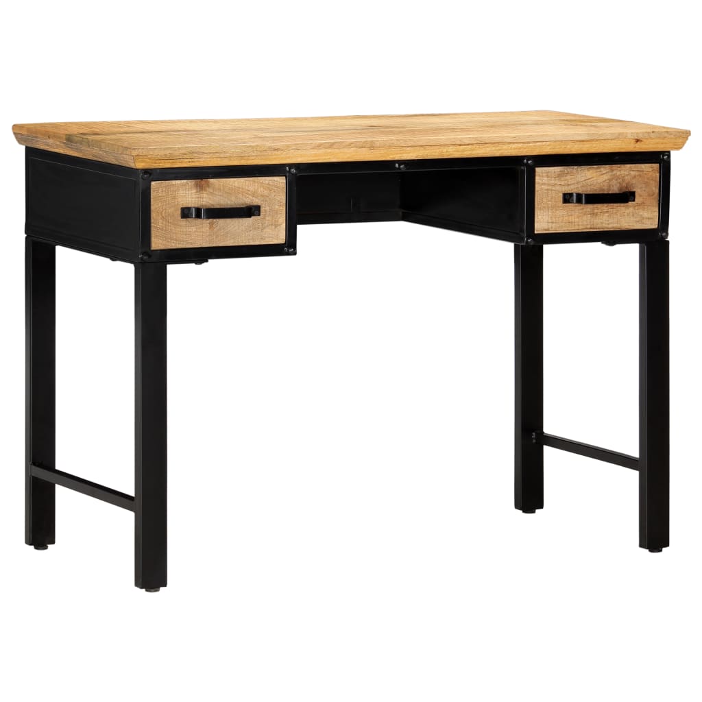 Schreibtisch 110 x 50 x 76 cm Mangoholz Massiv