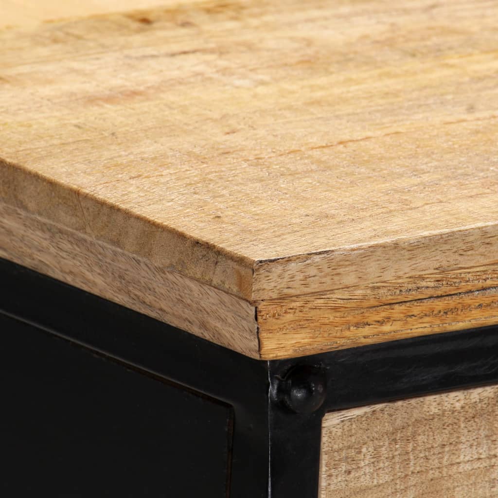 Schreibtisch 110 x 50 x 76 cm Mangoholz Massiv