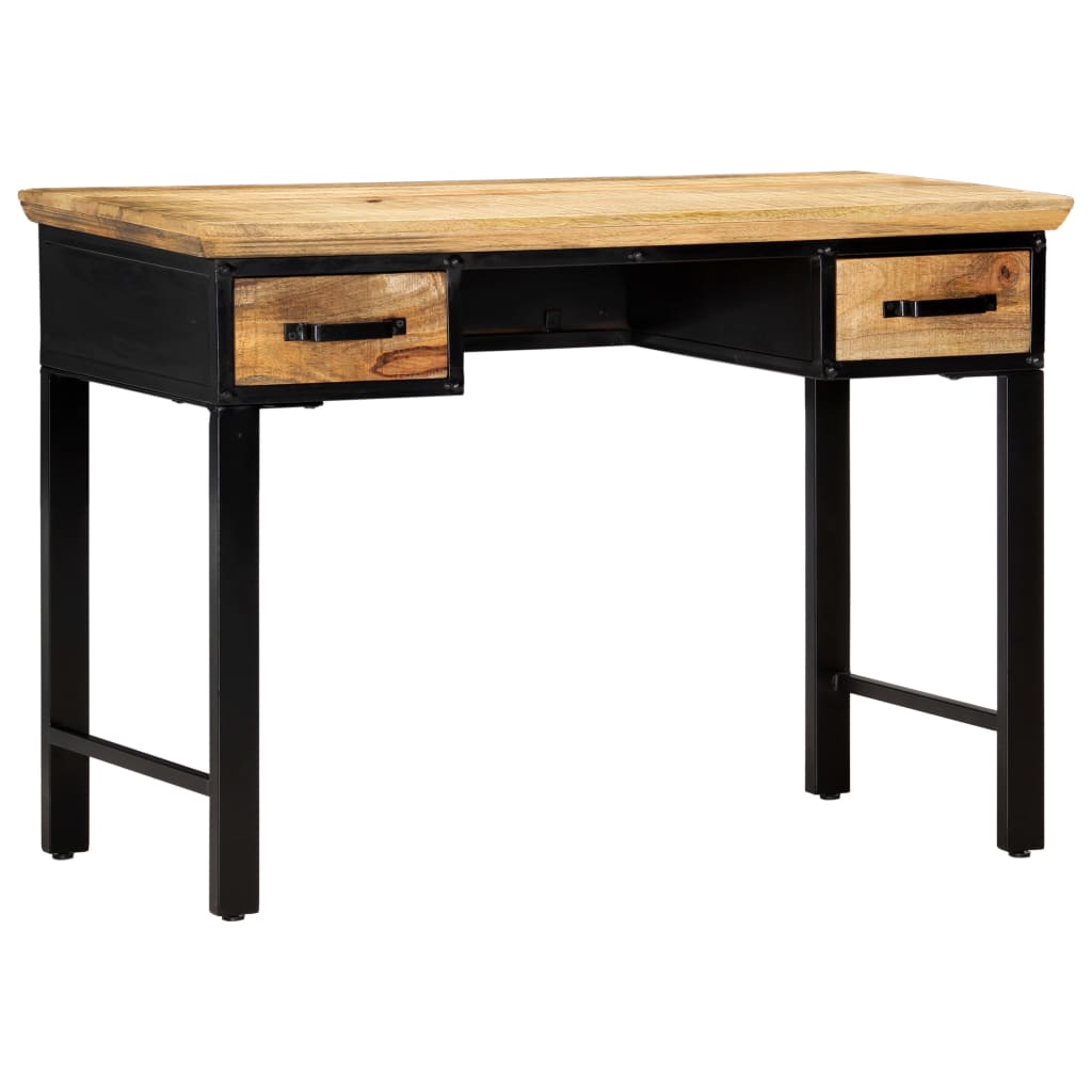 Schreibtisch 110 x 50 x 76 cm Mangoholz Massiv