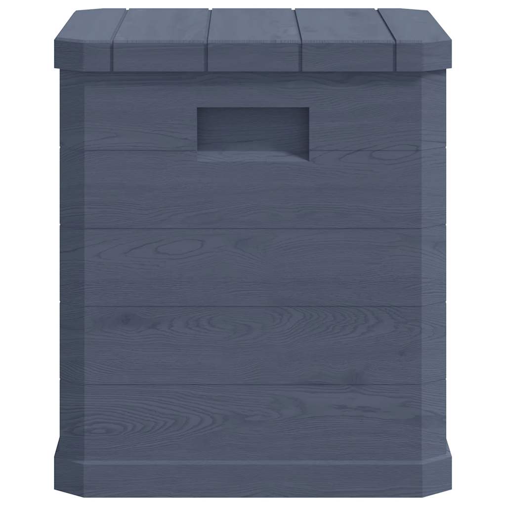 Garten-Aufbewahrungsbox 90 L Anthrazit