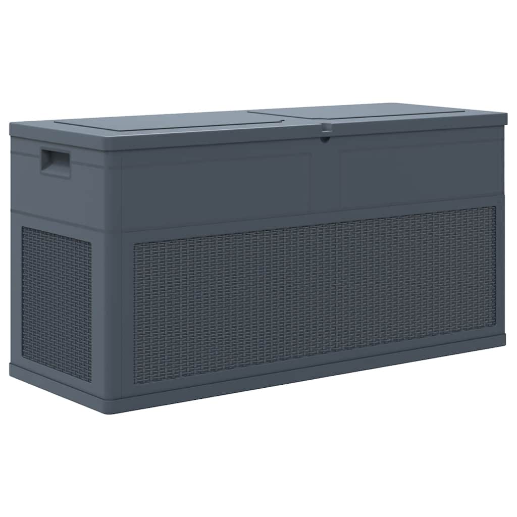 Garten-Aufbewahrungsbox 320 L Anthrazit