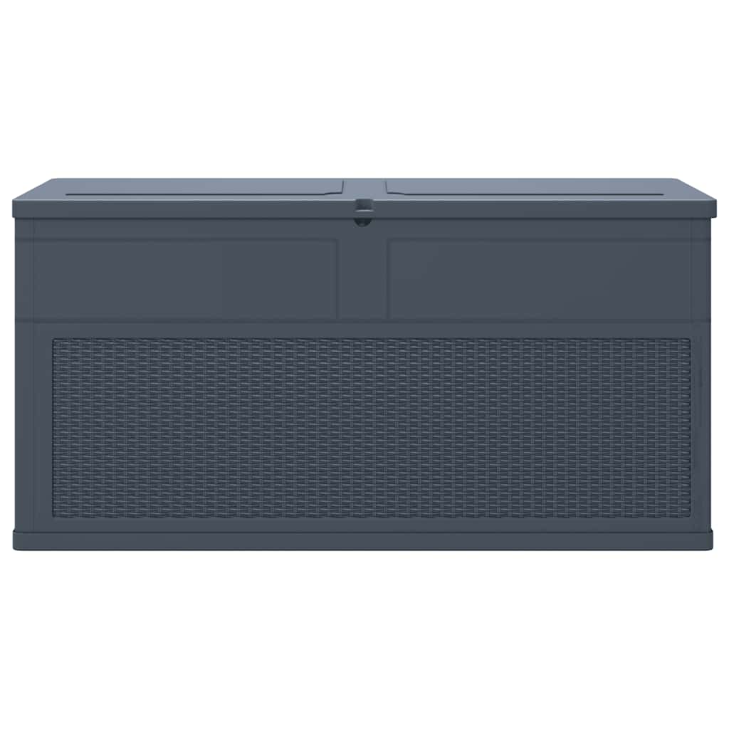 Garten-Aufbewahrungsbox 320 L Anthrazit