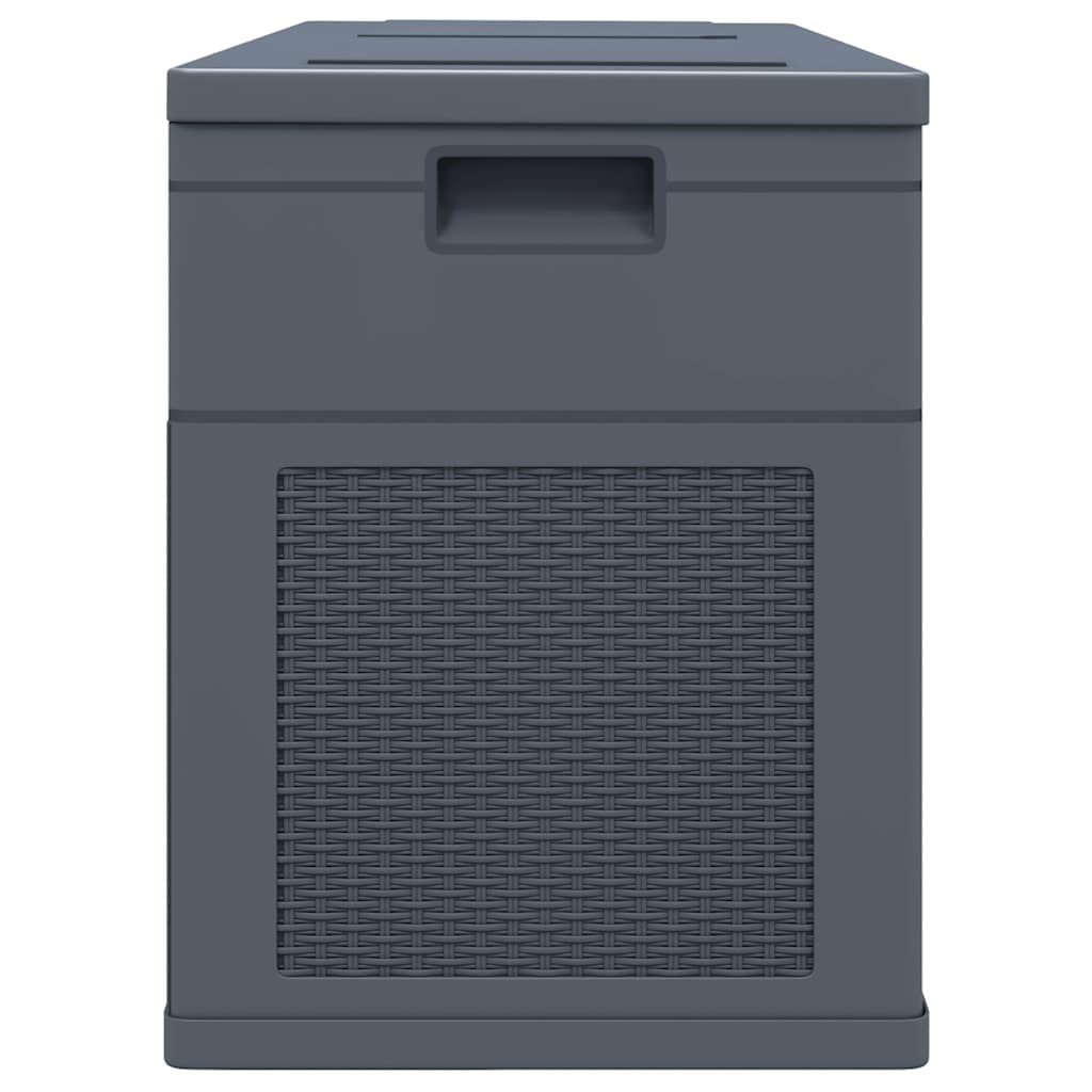 Garten-Aufbewahrungsbox 320 L Anthrazit