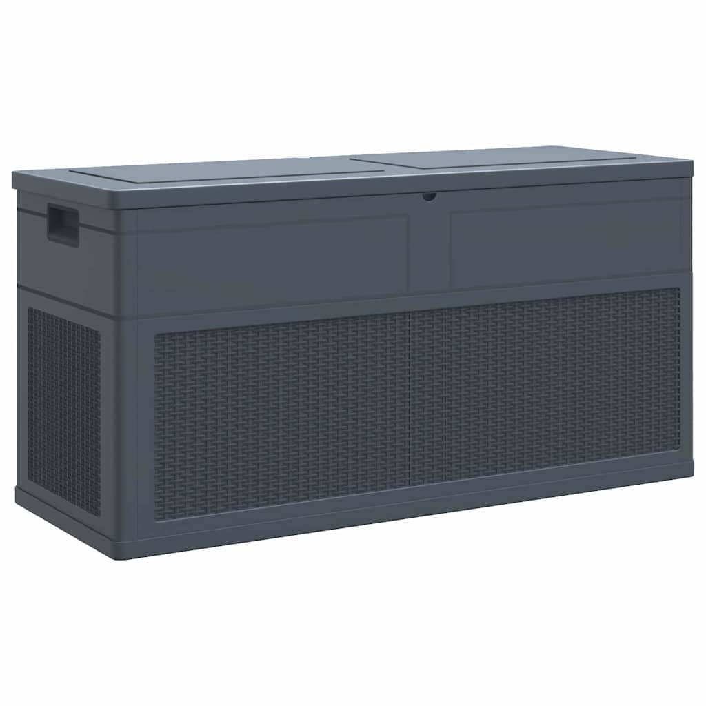 Garten-Aufbewahrungsbox 320 L Anthrazit