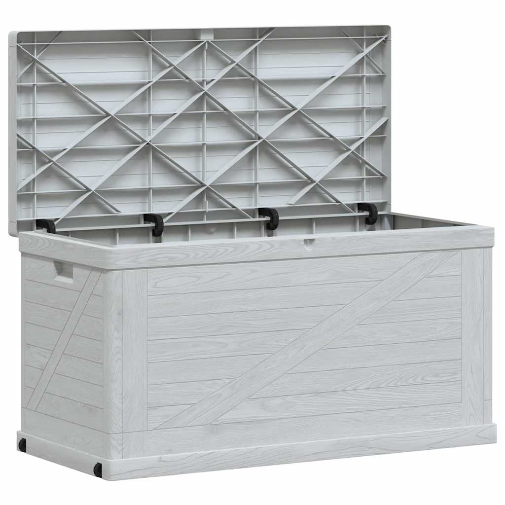 Garten-Aufbewahrungsbox 420 L Hellgrau