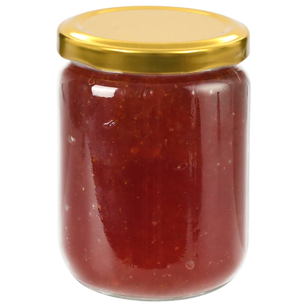 Marmeladengläser mit Goldenem Deckel 48 Stk. 230 ml