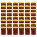 Marmeladengläser mit Goldenem Deckel 48 Stk. 230 ml