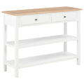 Sideboard Weiß 110×35×80 cm MDF