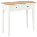 Frisiertisch Konsolentisch Weiß 79 x 30 x 74 cm Holz