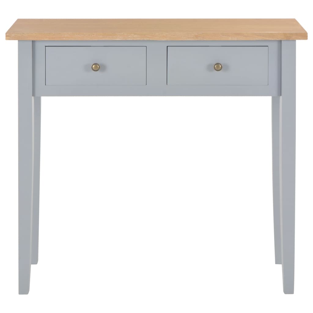 Frisiertisch Konsolentisch Grau 79 x 30 x 74 cm Holz