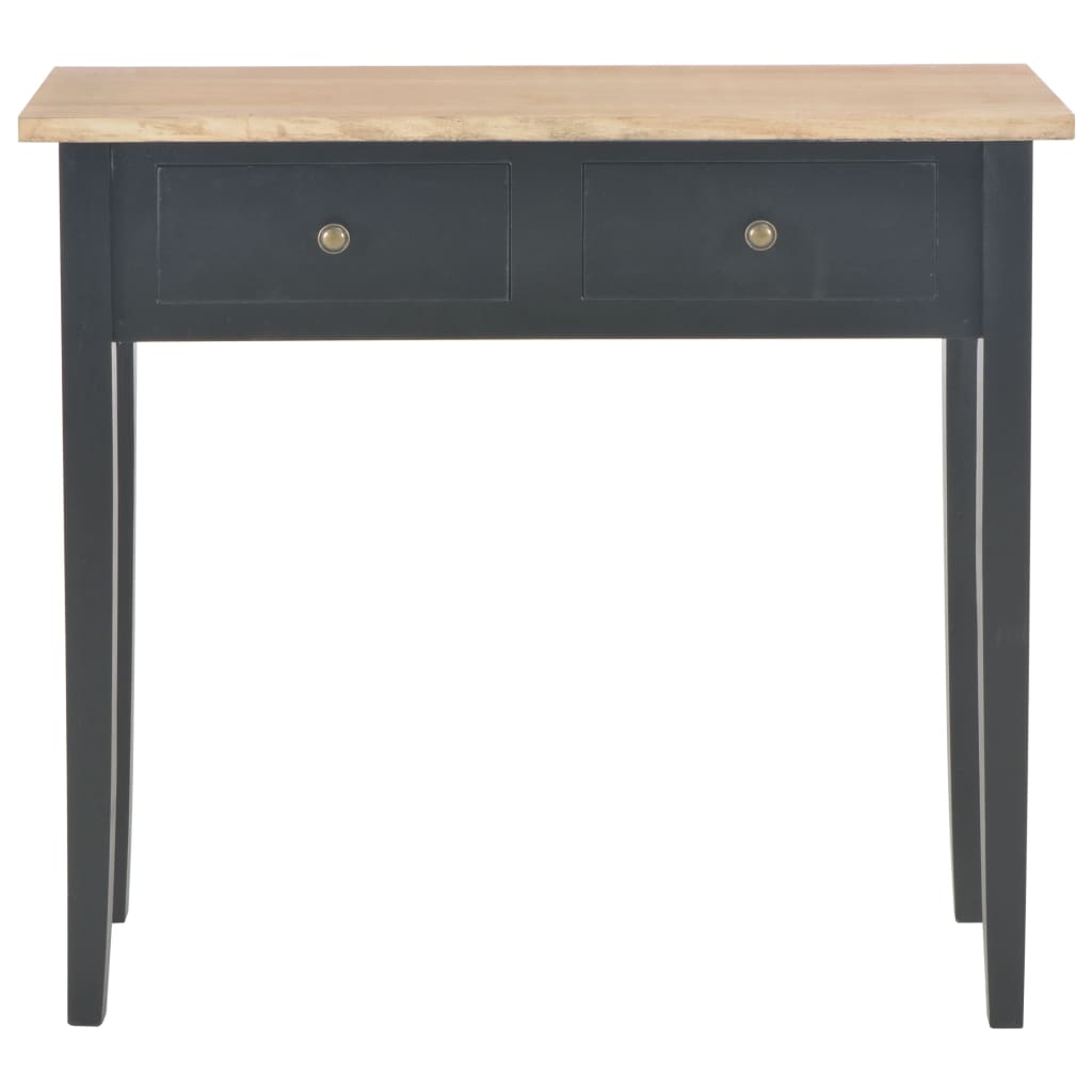 Frisiertisch Konsolentisch Schwarz 79x30x74 cm Holz